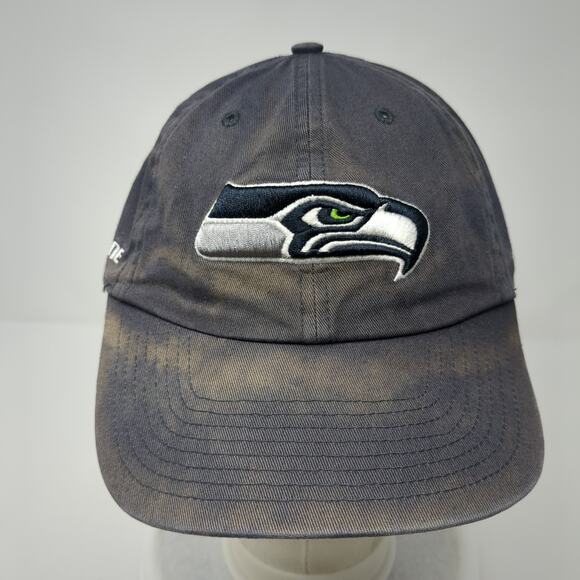 Bridgestone Golf Slideback Hat Blue Faded Seattle Seahawks 47 Brand NFL - Picture 2 of 10